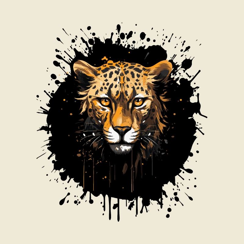Portrait de guépard