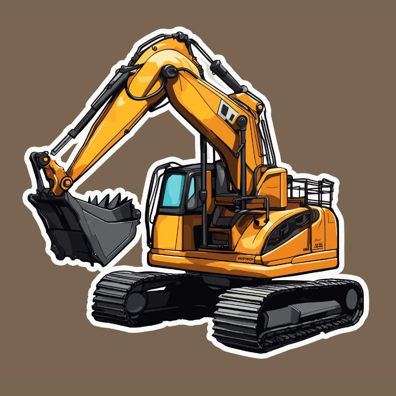 Excavator / construction site / machine /digging / shovel