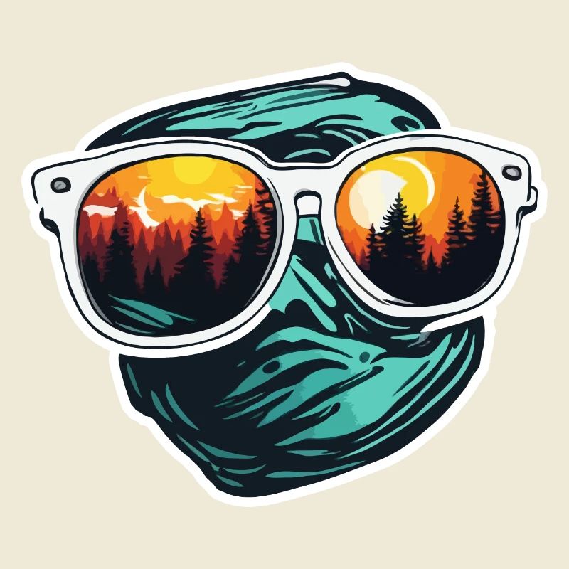 Lunettes de soleil / Reflection / Forest / Reflection
