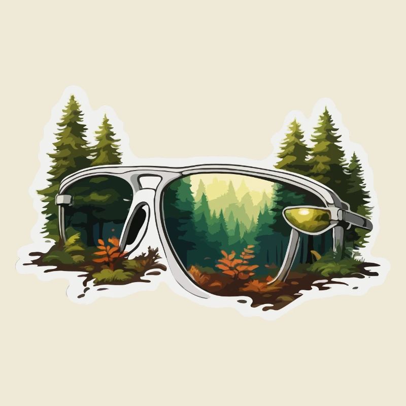 Lunettes de soleil / Reflection / Forest / Reflection