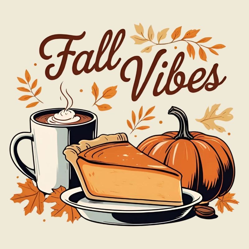 Fall Vibes – Hot Chocolate & Pumpkin Pie