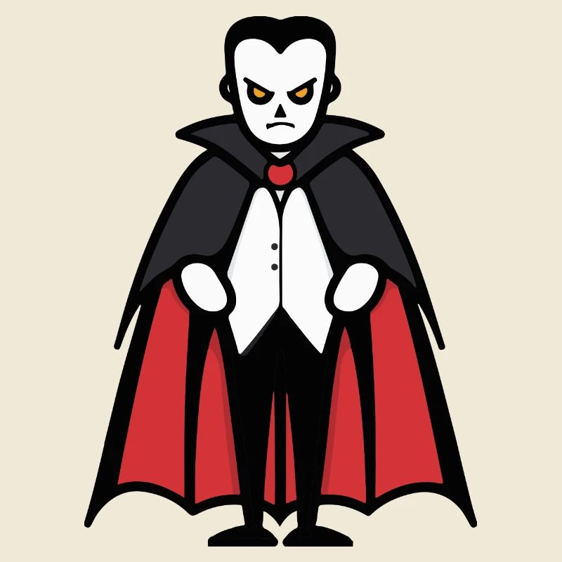 Vampire Halloween Comic Funny