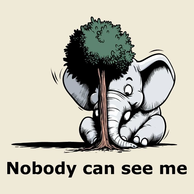 Éléphant caché
