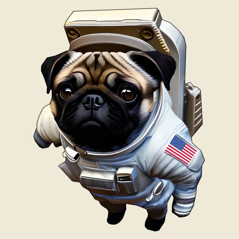 Carlin flottant dans l’espace