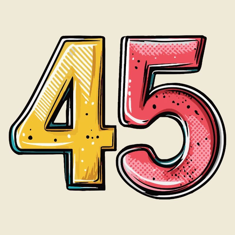 45 Number symbol