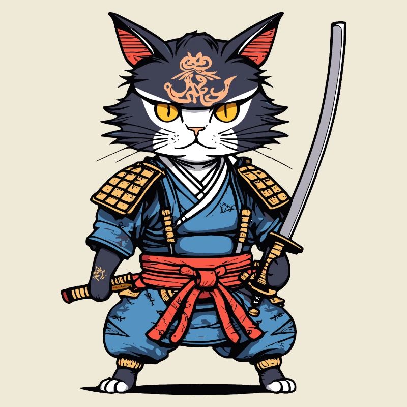 Samurai Cat #22