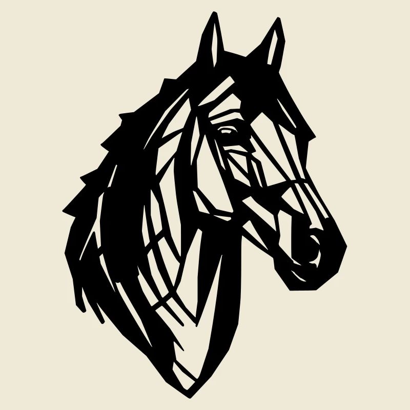 Cheval de conception - dessin vectoriel