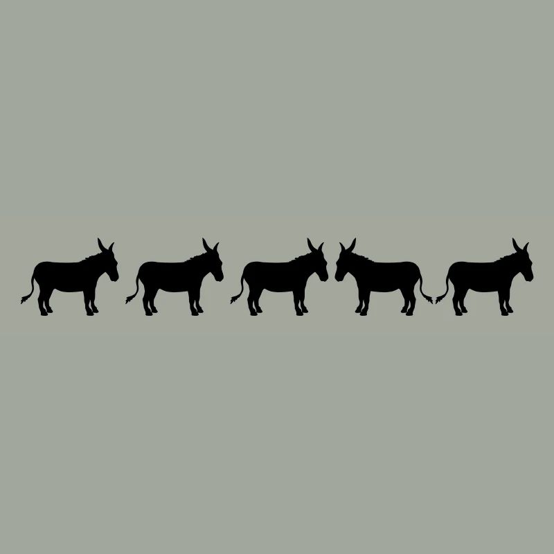 anders be different esel pferd pony klein packesel
