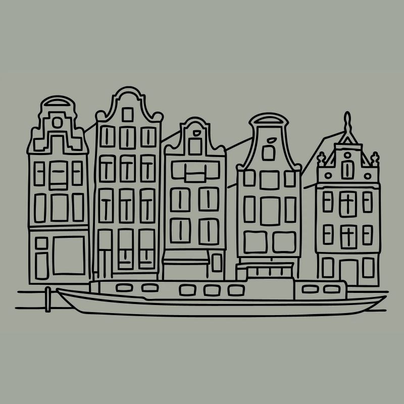 Amsterdam Grachtenhäuser