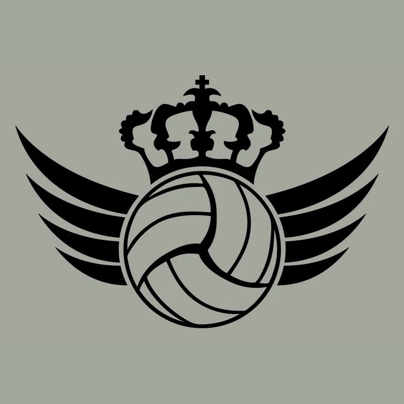 Volleyball Blazon Design