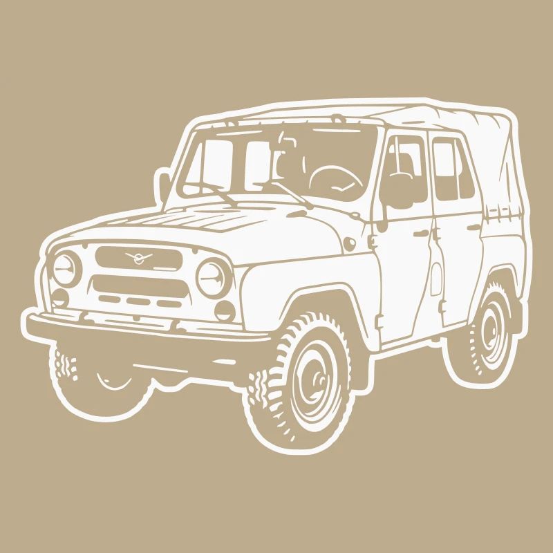 Véhicule tout-terrain UAZ (image différente)