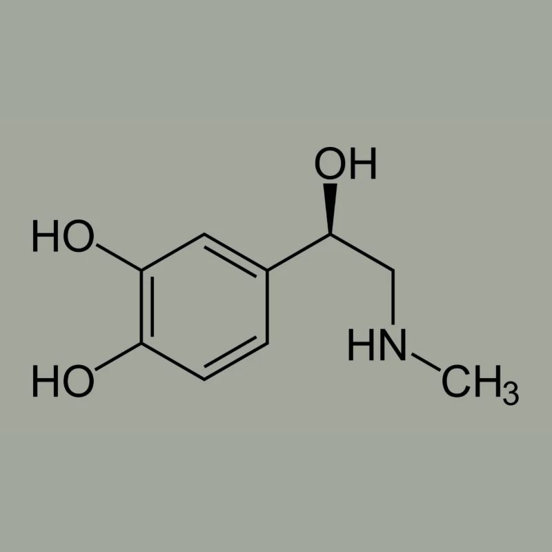 Adrenaline structural formula