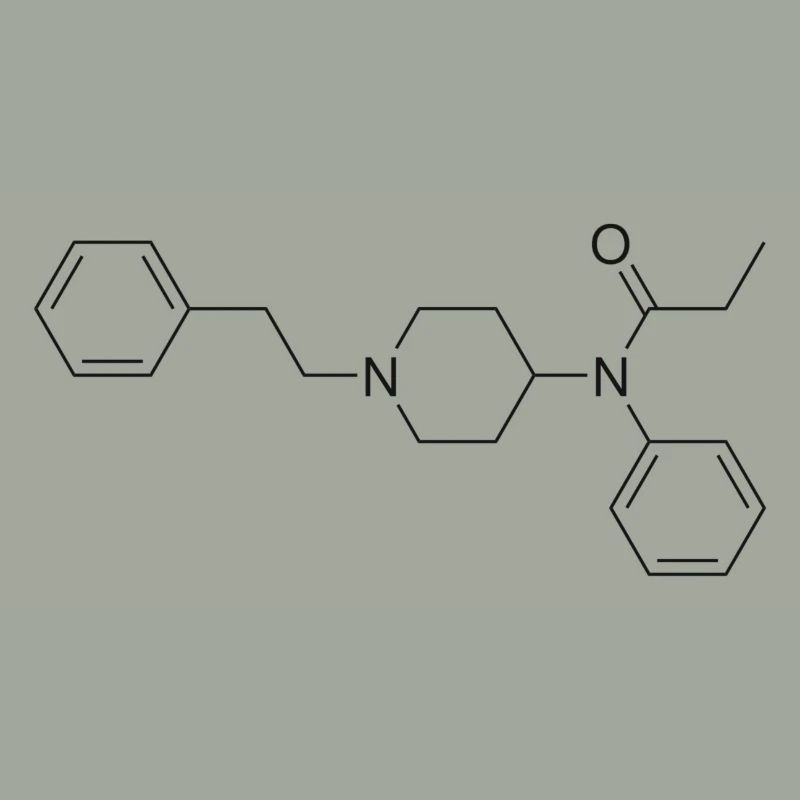 Fentanyl structural formula