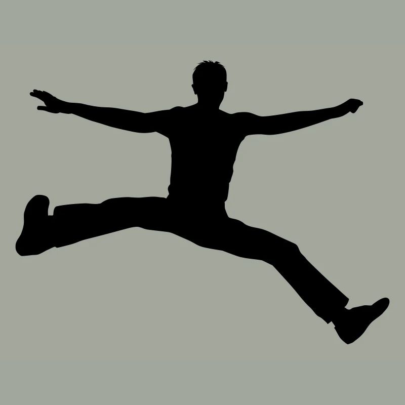 man jump