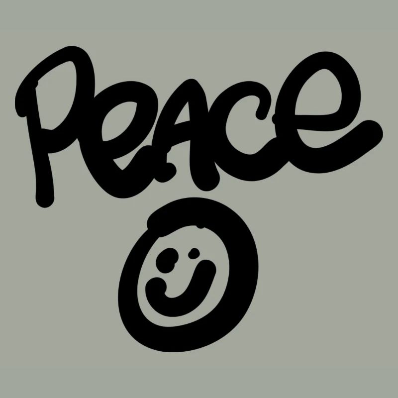 Peace design. Graffiti style