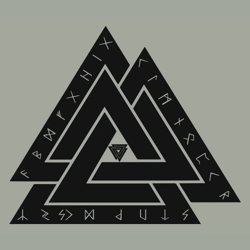 Valknut Wikinger Symbol