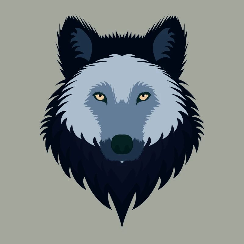 Weiblicher blauer Wolf