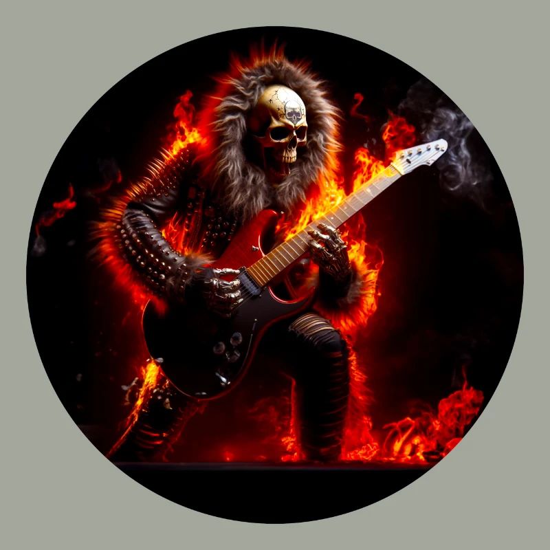 FeuerSkelett Gitarrist