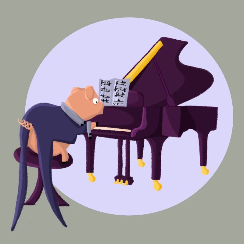 Piano à queue