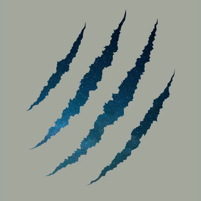 Galaxy space scratches