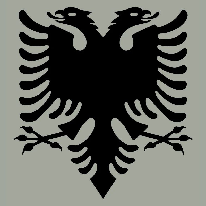 Double headed eagle emblem icon gift sign