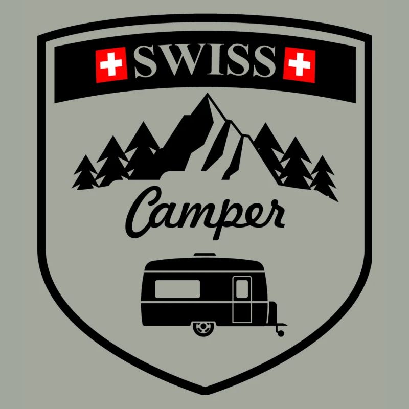 Wohnwagen Schweizer Camper schwarz
