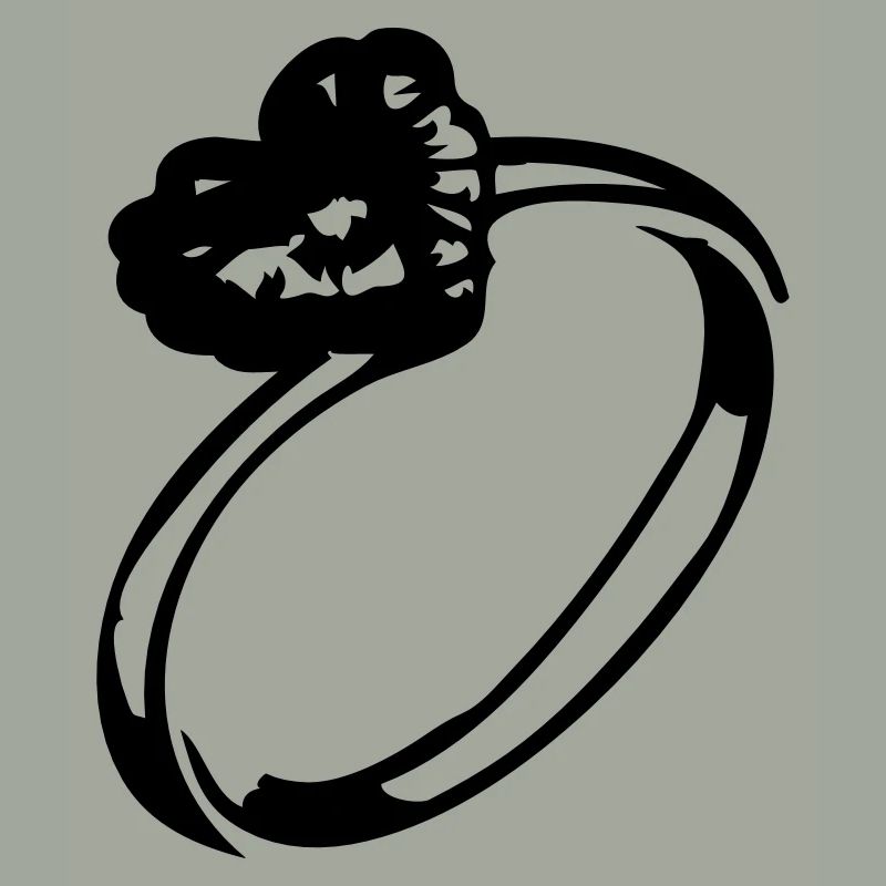 Heart diamond ring
