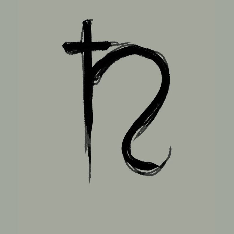 Symbole d’astrologie de Saturne