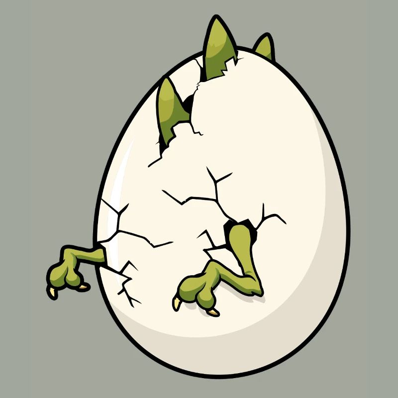 Ostern mit gebrochener Eiblüte