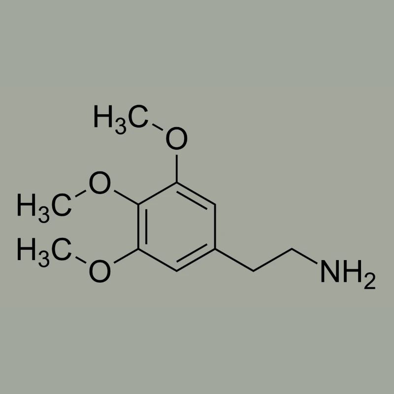 Formule structurale mescaline mescaline