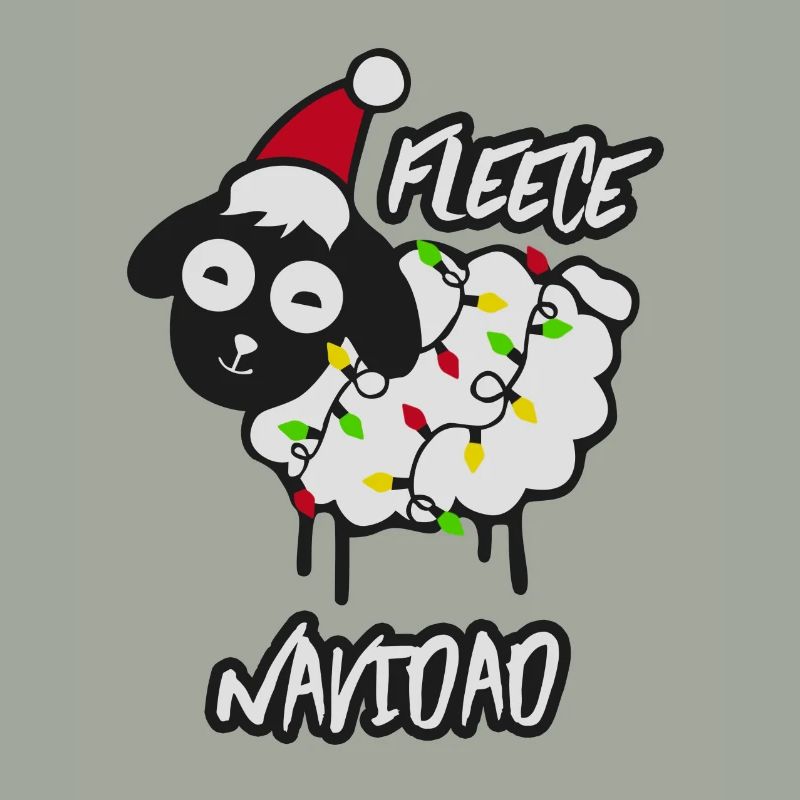 Fleece Navidad Schaf