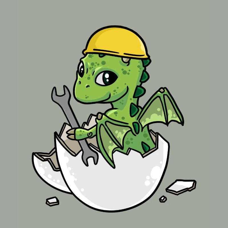 Dino Craftsman Eggshell Tool Car Workshop