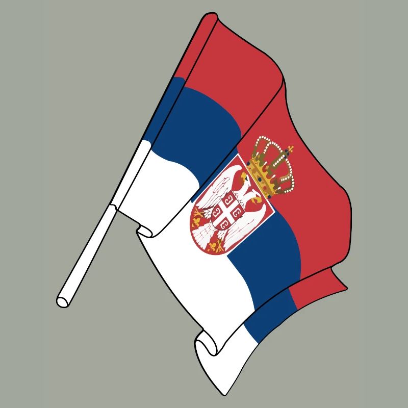 Drapeau de la Serbie
