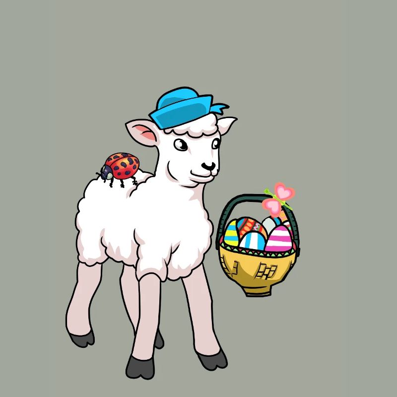 Schafe Schaf Lamm Ostern Ostereier