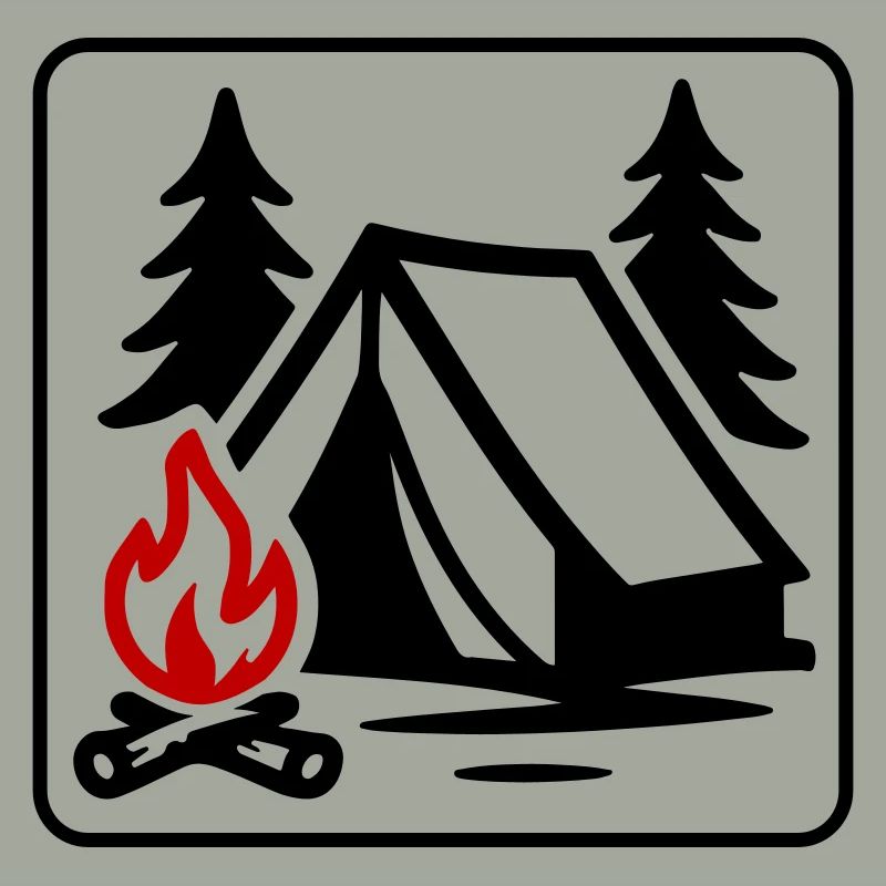 Zelt Camping Symbol