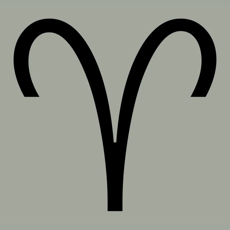 Widder Sternzeichen Kalender Symbol