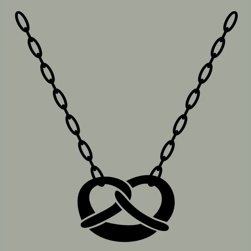 Kette mit Brezel