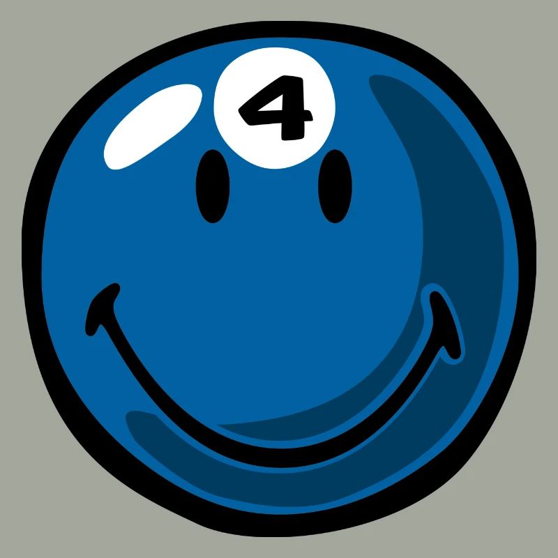 Smiley Pool Ball 4