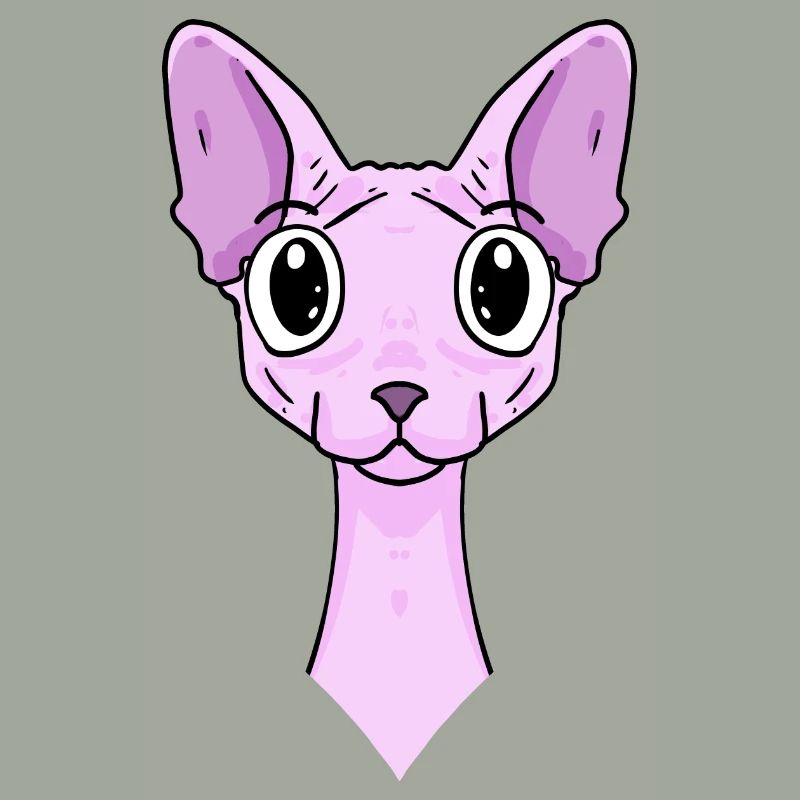 Sphynx Head Cat Propriétaire de chat