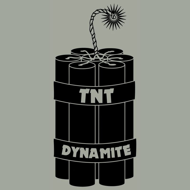 Seven burning dynamite sticks