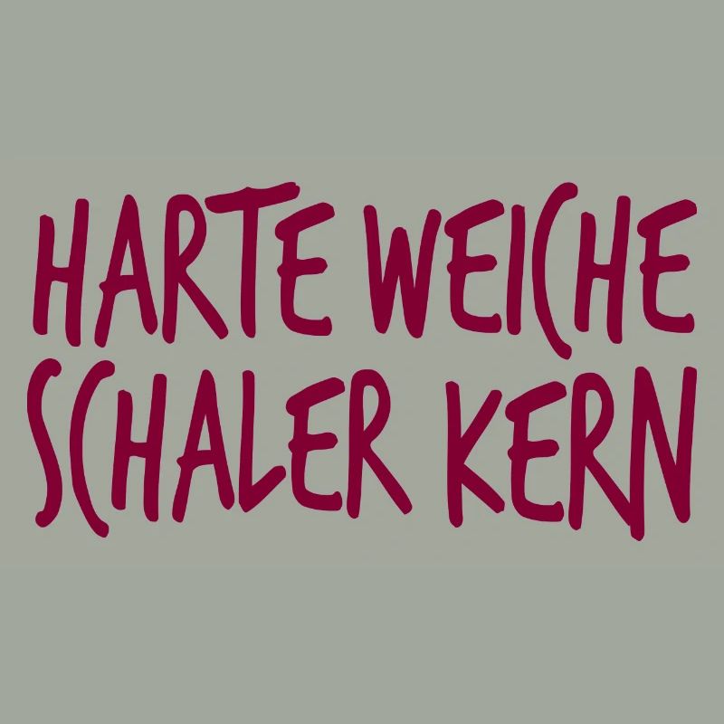 Harte Weiche Schaler Kern