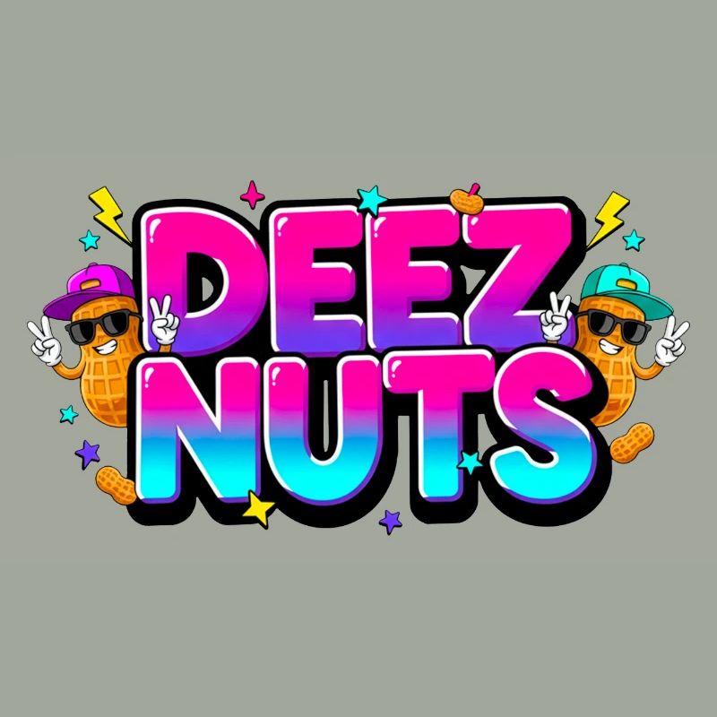 Deez Nuts – lustiges Graffiti Bunt