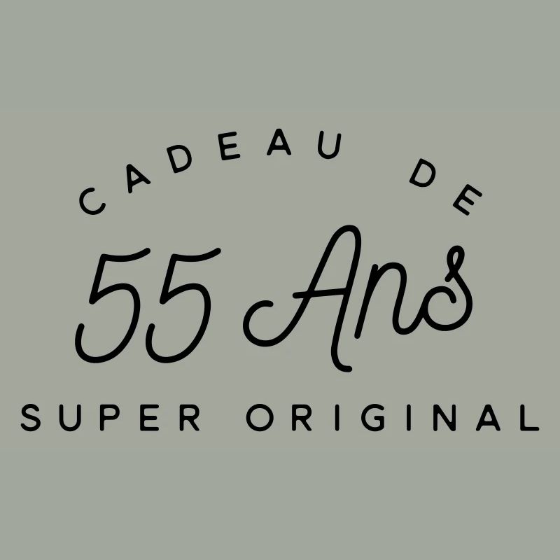 Cadeau 55 ans 