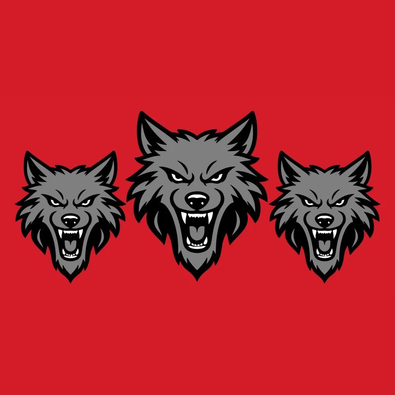 Meute d’équipe de loups