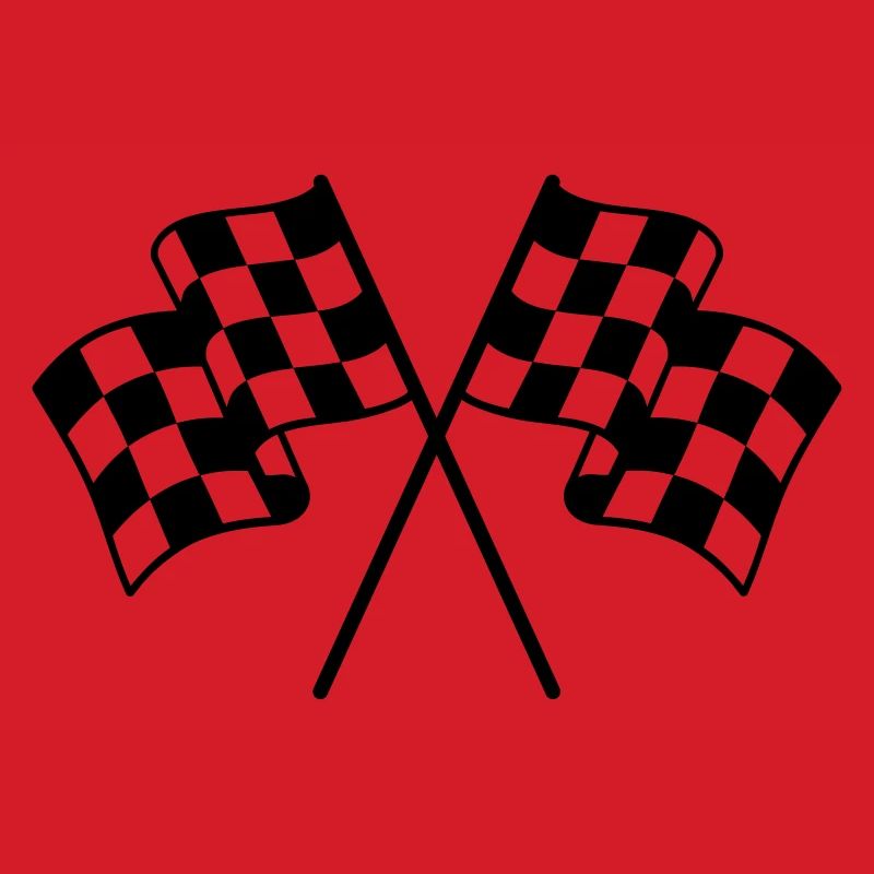 Drapeaux à Damier 1 couleur