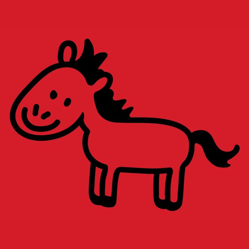 Pony Pferdchen - line