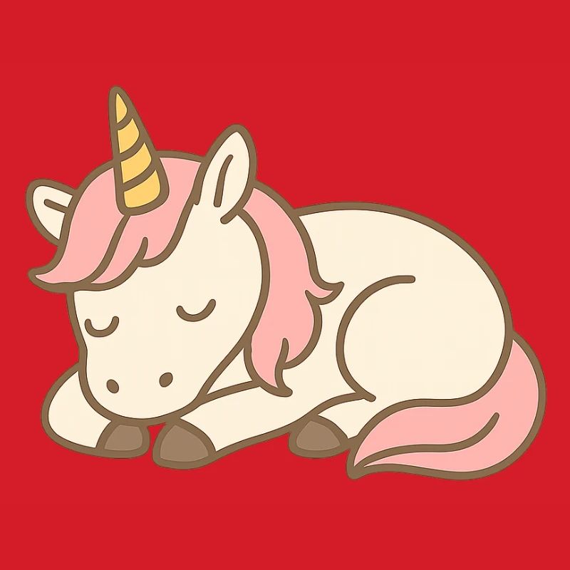 Schlafendes Einhorn