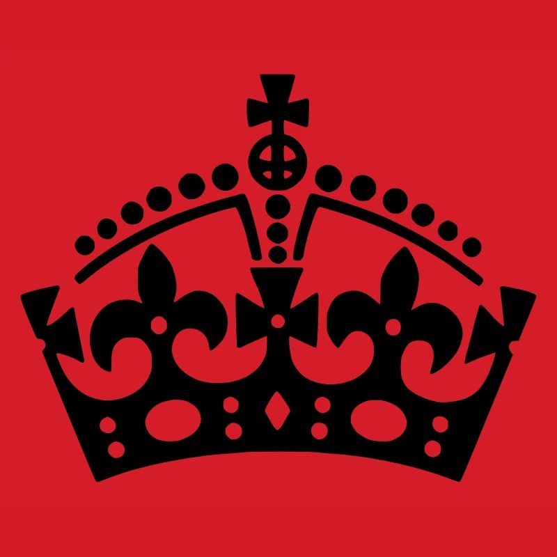 Keep Calm Krone / crown