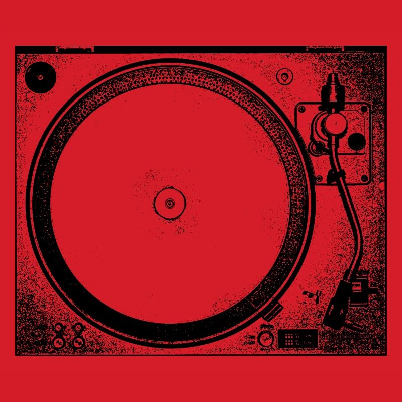 TECHNO Tee - Vinyl turntables