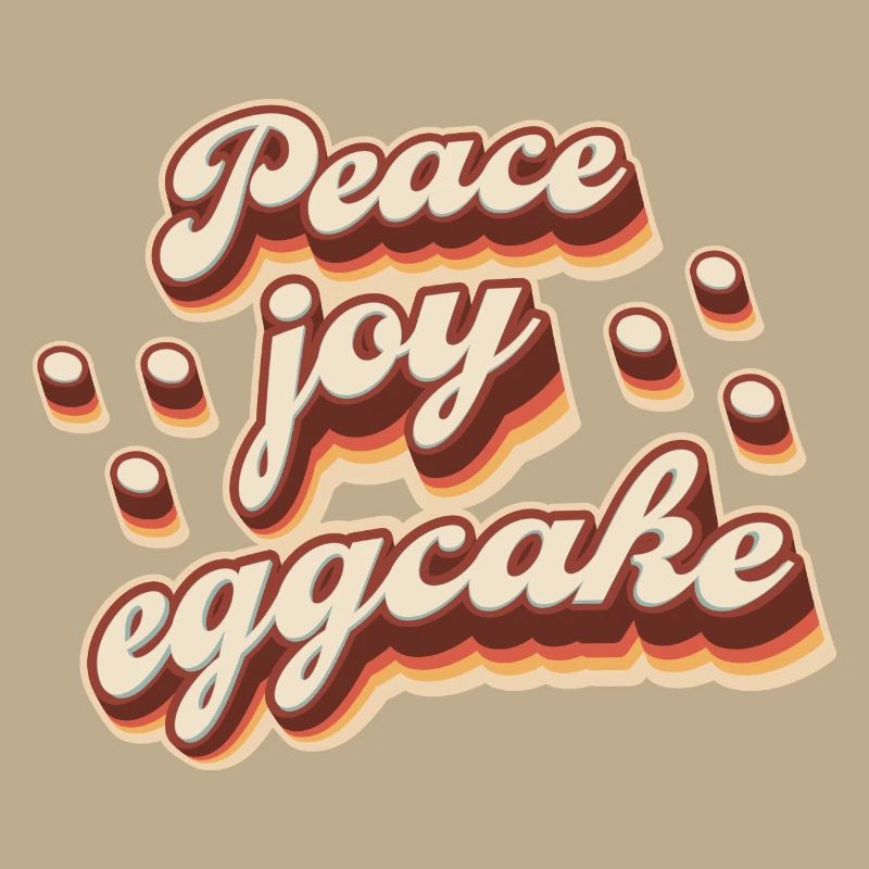 Peace Joy Eggcake